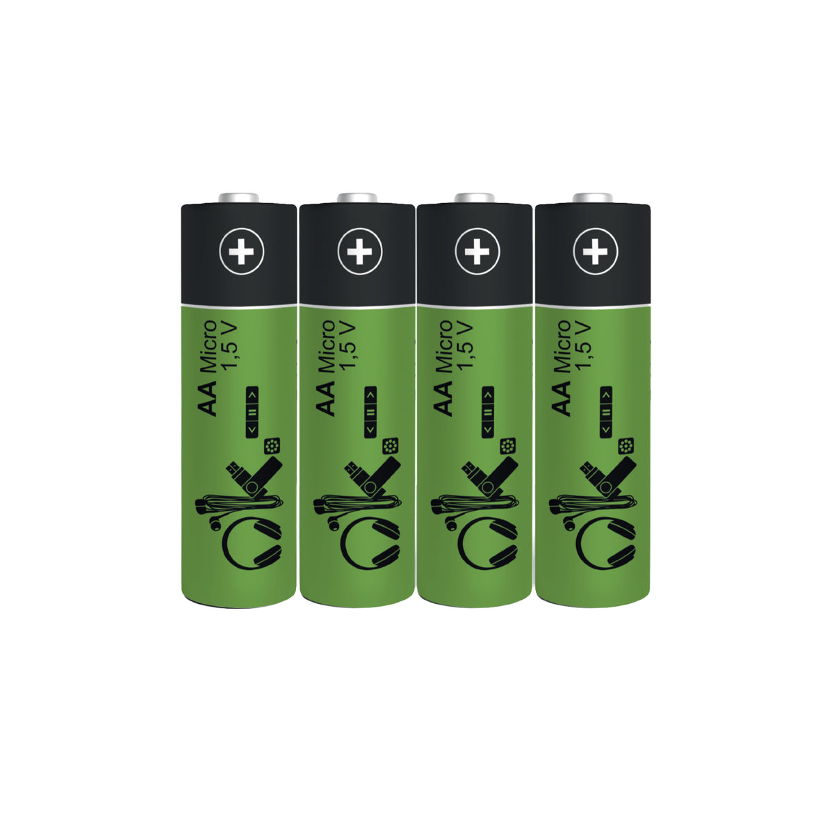 Valora AA-Alkalibatterien mit 1,5 V, 4er-Pack